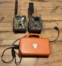 Spartan Gocam 4G LTE Trail Cameras and Batteries Lot