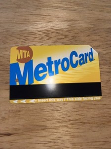 Collectible  NYC Subway Metrocard (no monetary value on card)