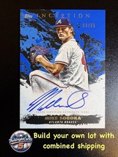 Mike Soroka 2021 Topps Inception RESA-MS Autograph Blue /25 Atlanta Braves