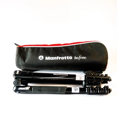 Manfrotto BeFree Advanced MKBFRLA4BK-BH – Aluminium Tripod + Carry Bag - 723003 - Photo 1/4