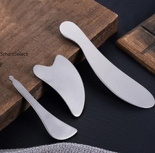 Titanium Gua Sha Board Facial Scraping Tool Face Massager Body Anti-allergic