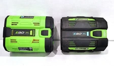 EGO ARC Lot of 2 Lithium 4.0 AH And EGO ARC Lithium 10.0 Battery 56V No Power
