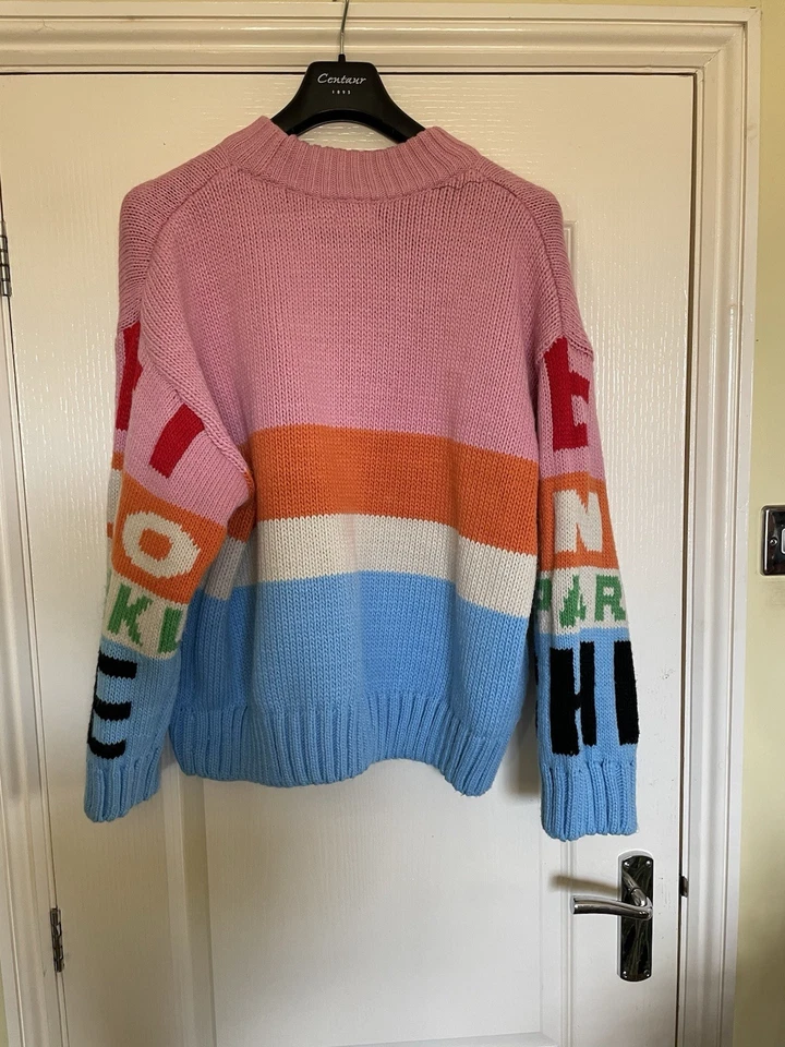 H&M Let It Snow Chunky Christmas Jumper 16/18 XL NEW - Image 2 of 3