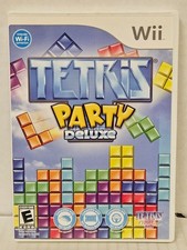 Tetris Party Deluxe (Nintendo Wii, 2010) Complete w/ Manual Tested Free Shipping