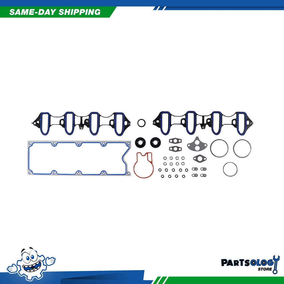 Conjunto de cabeça de cilindro DNJ HGS3161 MLS para 2001 GMC Sierra 1500 6.0L OHV 16v - Imagem 2 de 3