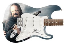 John Petrucci Signed Autographed Photo Graphics Guitar ACOA