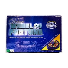 Pressman Boardgame Deluxe Wheel of Fortune (4th Ed) Box Fair/VG+