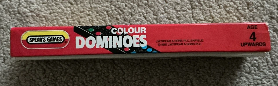Spears Games Coloured Dominoes Vintage 1987 Brand new sealed - Image 4 of 4