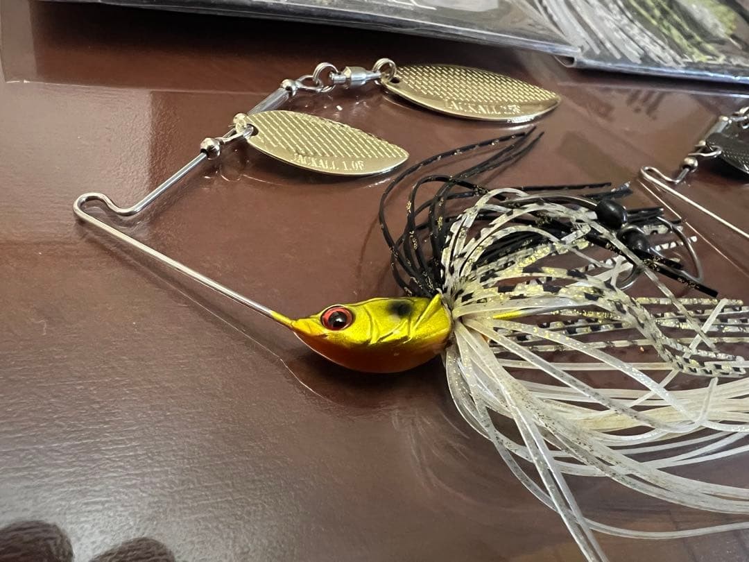 JACKALL Super Dawn 1/4oz Spinnerbait Set of 4 Unused Near Mint Fishing Lure - Image 2