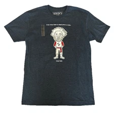 Baseballism Major League Jobu’s Rum Heather Navy Blue Tshirt Men’s Size Large