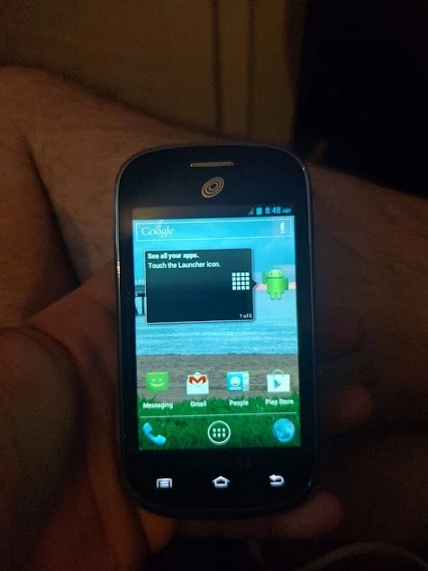 2013 3G Samsung Galaxy Centura Smartphone - Android 3.0 4 GB - Blue (TracFone) - Image 3 of 4