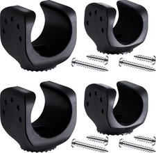 Jetec 4 Pieces Flashlight Mounting Brackets with Screws Versatile Clip Mount