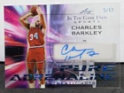 CHARLES BARKLEY 2025 LEAF IN THE GAME USED PURE ADRENALINE ACETATE AUTO 5/12
