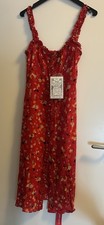 Realisation Seiden Kleid Größe s Neu Boho F...