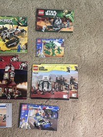 LEGO Illustrated Instruction Manuals Lot Hero Factory Ninjago Star Wars and more