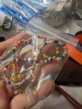 Colorful Beaded Necklace with Initial Charm - 25 Off When You Bundle 5 