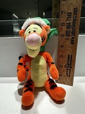 Walt Disney Winnie the Pooh WINTER TIGGER W/ HAT  SCARF 6" Plush STUFFED ANIMAL