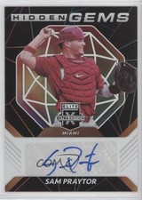 2021 Panini Elite Extra Edition Hidden Gems Black Sam Praytor #HG-SP Auto 03f7
