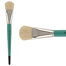 Large Mural Natural Hog Bristle Paint Brush Filbert 30 Artist Supplies