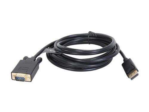 StarTech.com DP2VGAMM10B 10 ft. Black Connector A: 1 x DisplayPort (20 pin) - Picture 2 of 3