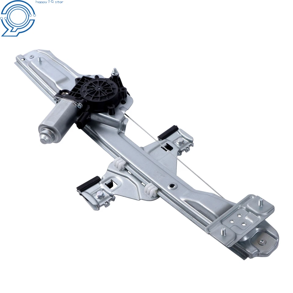 For Chevy Silverado GMC Sierra 1500 14-20 Rear Left Window Regulator with Motor - Imagem 4 de 4
