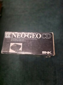Neo GEO CD CD-T01 CONSOLE SNK CIB Tested and Working. Great Condition