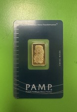 Pamp suisse 5 Gram Gold bar 3087.33 per troy oz