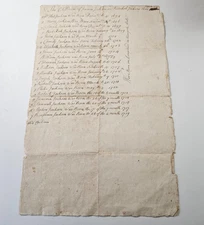 Period List 20 Children Of James & Rebekah Jackson Long Island NY 1694 To 1719