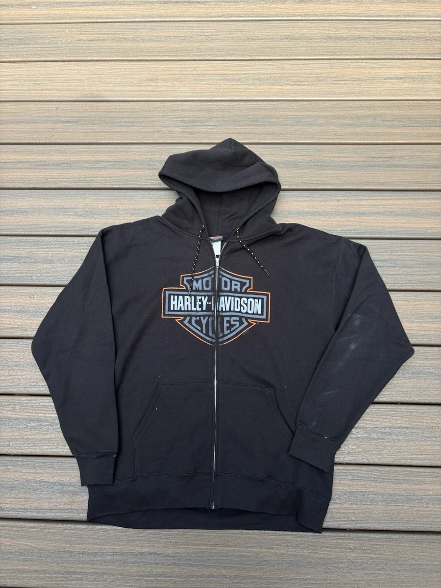 harley davidson zipper hoodie products for sale | eBay