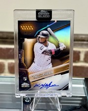 2026 Topps Chrome Black YANQUIEL FERNANDEZ RC #/25 ORANGE REFRACTOR ROOKIE AUTO