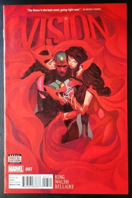 Vision #7 (2016) HTF Issue Scarlet Witch Mike Del Mundo Cover Tom King MARVEL 