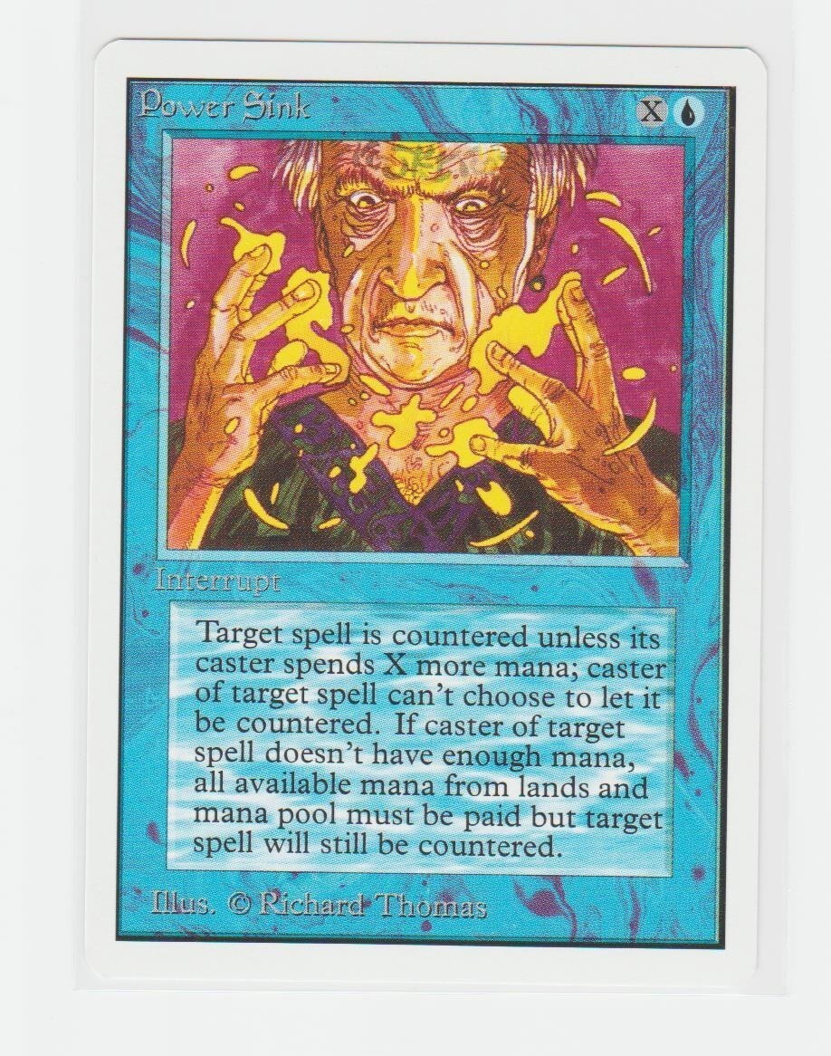 Magic the Gathering ~ MTG ~ 1x Power Sink ~ Unlimited ~ M/NM