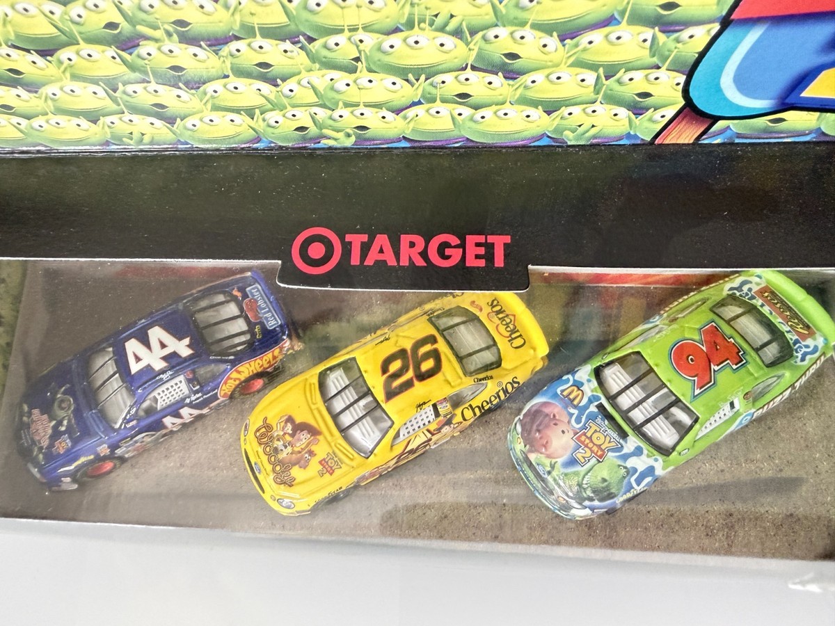 Hot Wheels 2000 Toy Story 2 NASCAR 3 Car Set Target Disney 1 64