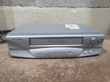 Alba VCR6000SIL Video Cassette Recorder VHS HQ Silver Grey