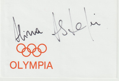 Galina Astafei Rom LA Hochsprung  OS 1992/2 Org. Sig.