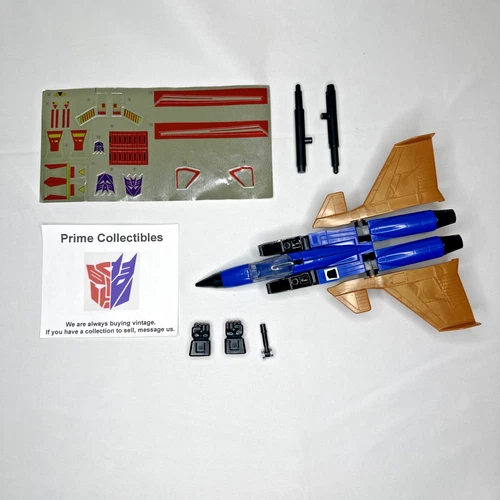 25-035 Transformers G1 Dirge Complete with all Accessories Reissue