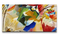 120x60cm Remaster Wassily Kandinsky weltberühmtes Wandbild Farbenfroh Zeitlos