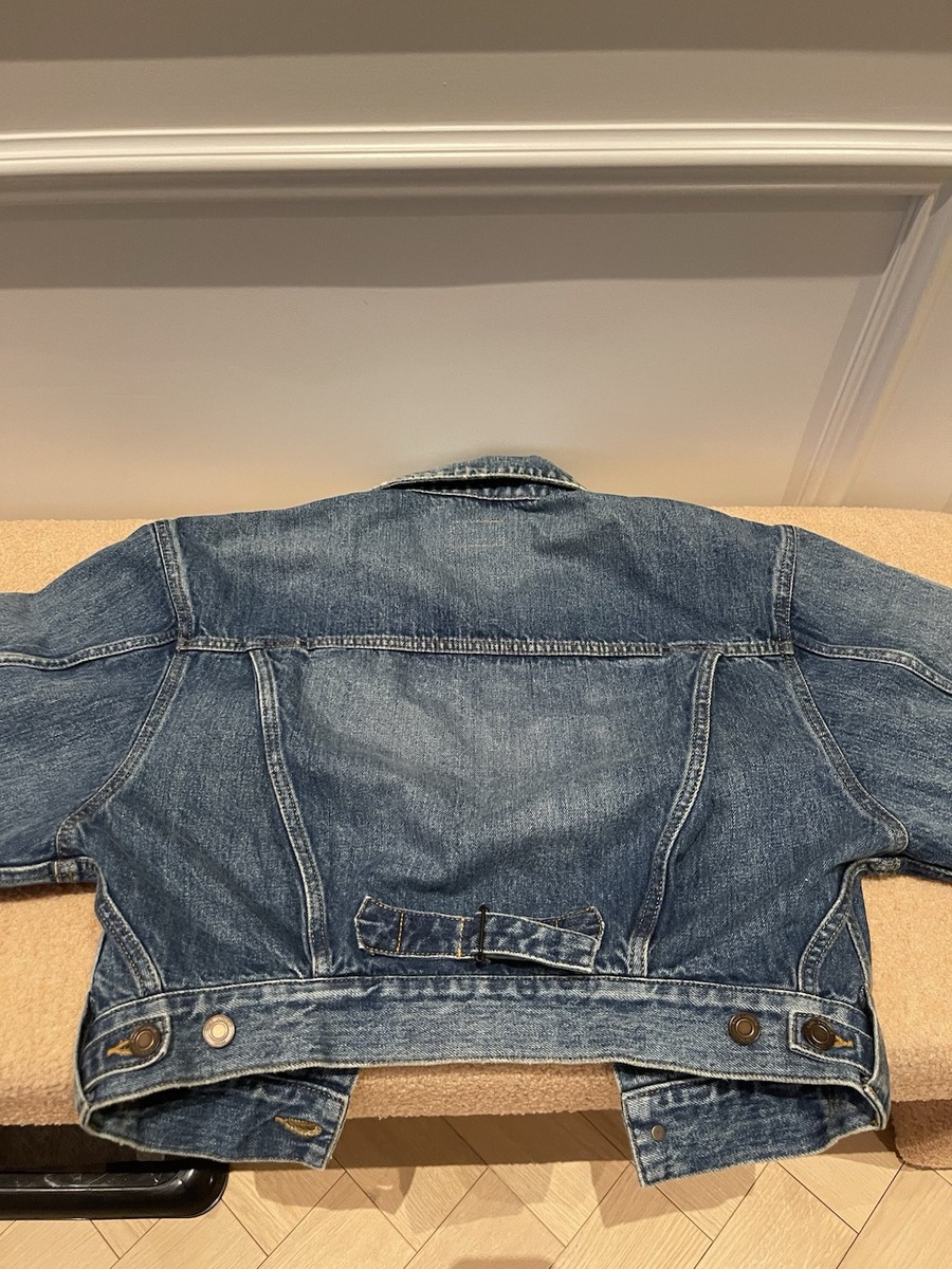 NWT SOLD OUT Saint Laurent 80s Japanese Blue Denim Jacket | eBay
