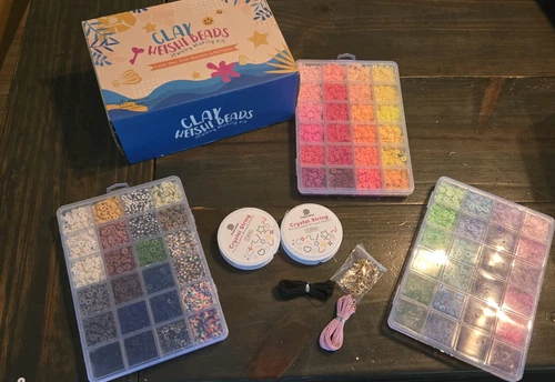 Clay Bead Bracelet Jewelry Making Kit Supplies