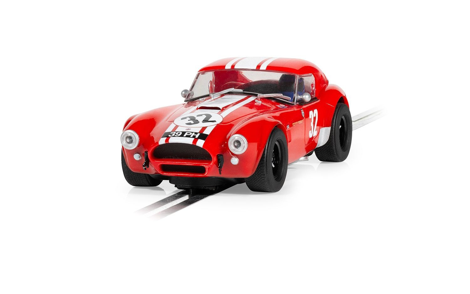 Scalextric Cars – C4528 Shelby Cobra 289 – Rot – 39PH – Spielzeug-Schlitzauto zur Verwendung mit Scalextric-Rennstrecken oder -Set – Geschenkideen für kleine Kinder für Jungen-Mädchen ab 3 Jahren - Bild 3