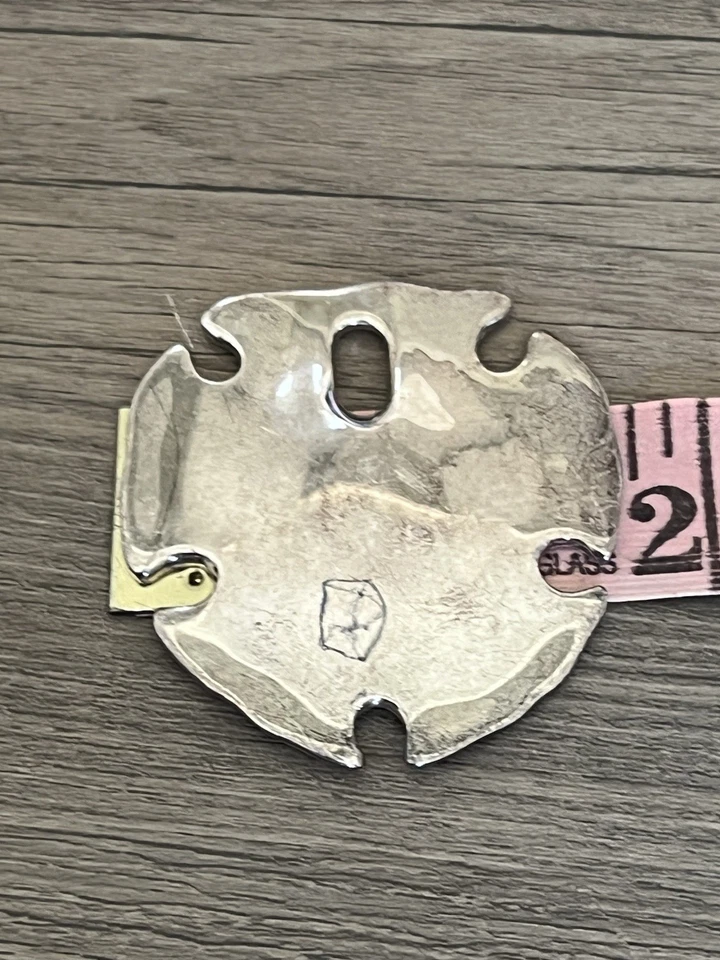 Colgante de dólar de arena de plata esterlina 925 RLM Studio Robert Lee Morris Foto 4 de 4