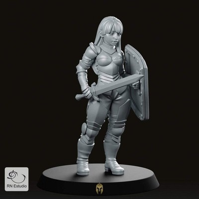 Fantasy Katali Royal Guard Miniatur Schwert Schild Krieger