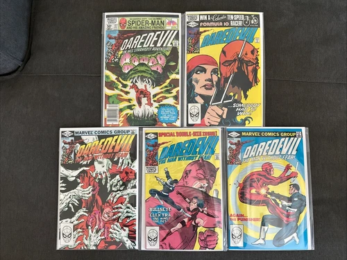 DAREDEVIL #177 179 180 181 183 Lot Of 5 Marvel Comics Newsstand