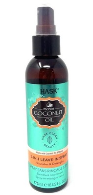 Hask Monoi Coconut Oil 5-In-1 Leave-In Spray, Nourishes & Detangles 6 fl oz