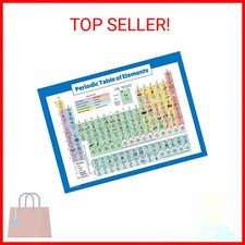 Periodic Table of Elements Poster For Kids - LAMINATED - Science  Chemistry Cha