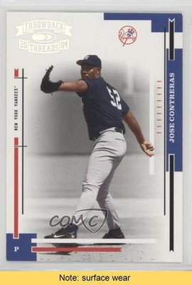 2004 Donruss Throwback Threads Silver Proof 25/100 Jose Contreras #139 READ 0lm