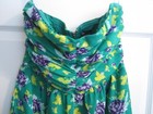 NWOT GAP Women's Stretch Strapless Lined Floral Summer Dress, Size 8 — photo 2