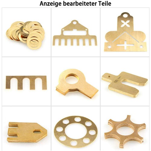 Dicke 0,5mm - 6mm Messingplatte Messingblech Messing Zuschnitt Metallplatte DIY - Picture 10 of 10