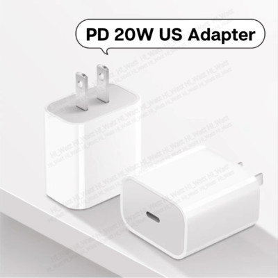 20W PD Power Adapter Fast Charger USB Type-C For iPhone 15 14 13 11 Pro Max iPad