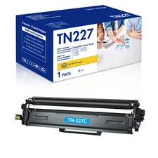 1PK Cyan Toner Cartridge Compatible with Brother TN227 HL-L3290CDW MFC-L3770CDW
